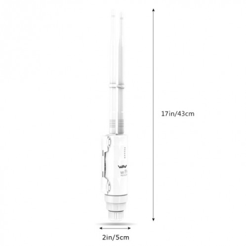 WAVLINK WN570HN2 avec routeur extérieur 300 Mbps alimenté par PoE WAN/AP/mode répéteur, prise : prise britannique SW7102153-09